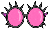 Fashion Sunglasses Sticker by Lonely Aliens