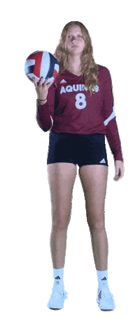 Sport Game Face Sticker by Aquinas Volleyball