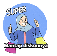 Sale Promo Sticker by Aplikasi Super