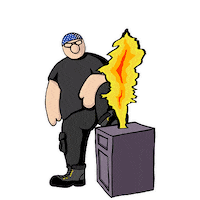 Fuego Sticker by Txikito