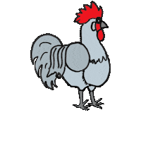 Farming Gallo Sticker