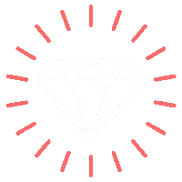 Shine Diamond Sticker by standing ovation