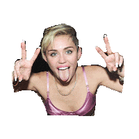 drunk miley cyrus STICKER by imoji