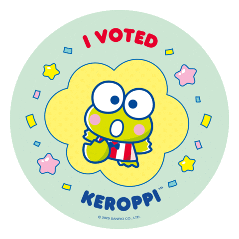 Star Vote Sticker by Sanrio