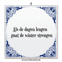 Winter Wijsheid GIF by Tegelspreuken.nl