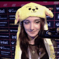 Perrikaryal happy twitch perrikaryal fuzzy hat GIF