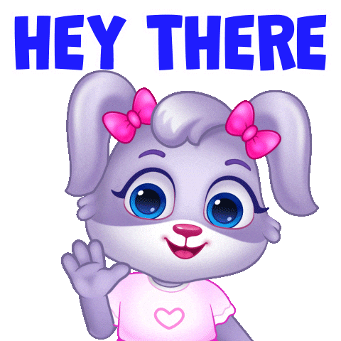 Hey Girl Hello Sticker by Lucas and Friends by RV AppStudios