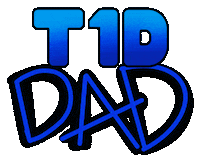 simplytoppings dad diabetes t1d type 1 diabetes Sticker
