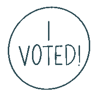 emendress vote election i voted voter Sticker
