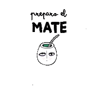 moooibueno breakfast argentina mate desayuno Sticker