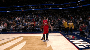 new orleans hug GIF by NBA