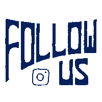 Vintage Follow Us Sticker by Old Captain Co.