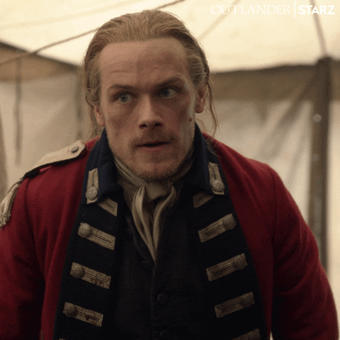 Sam Heughan Reaction GIF by Outlander