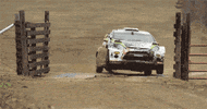 ford fiesta rally car GIF