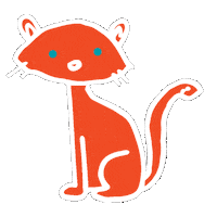 Kat Poes Sticker by Thomas More-hogeschool