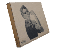 Standsome post delivery present shipping Sticker