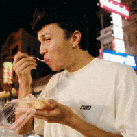alexalbon eating formula 1 thailand bangkok GIF