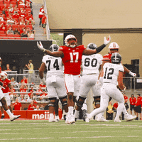 Badger Football Sport GIF by Wisconsin Badgers