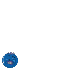 rappersasfood food rap blueberry rappers Sticker