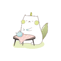Tea Time Sticker by Churacos Malaysia