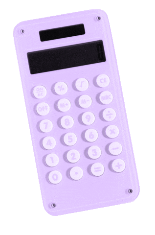 Budget Calculator Sticker
