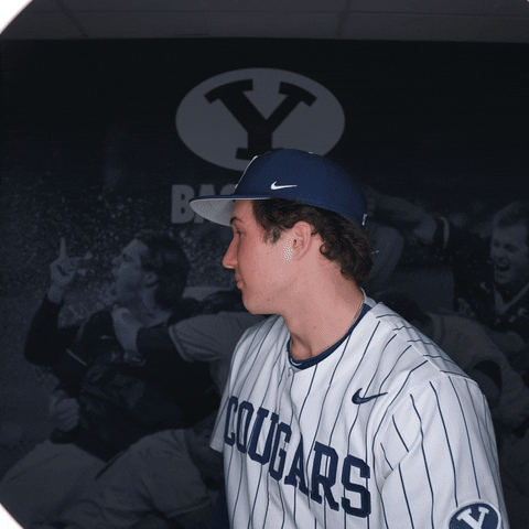 Sport Baseball GIF by BYU Cougars