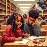 Studying College Students GIF by NoireSTEMinist