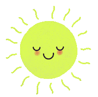 Happy Sun Sticker
