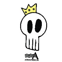 halloween skull Sticker by Armandeus Beauty Salon