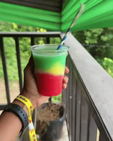 Strawberry Daiquiri Drinking GIF