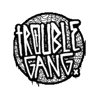 Spider Web Sticker by Trouble Andrew