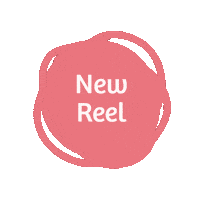 Reel Sticker by @nienkevletter
