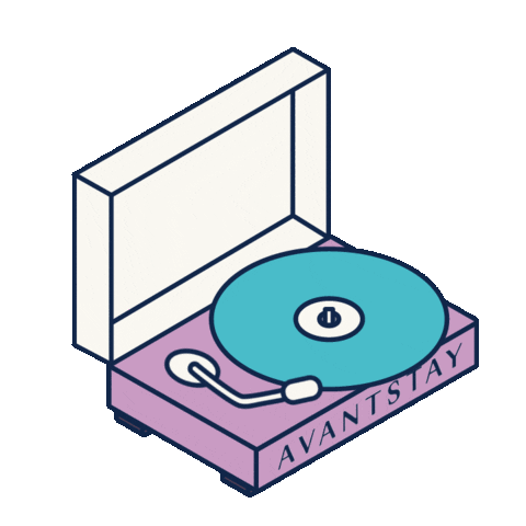 Record Player Dance Sticker by AvantStay