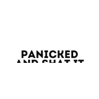 Panic Sticker by Claymore CrossFit