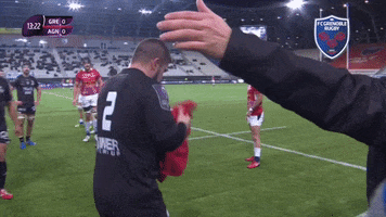 wipe fc grenoble GIF by FCG Rugby