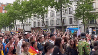 Crowds March in Paris to Celebrate Gay Pride