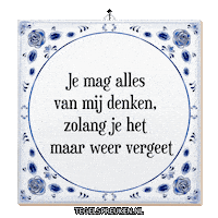 Wijsheid Spreuk Sticker by Tegelspreuken.nl