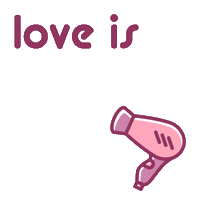 love is in the hair Sticker by Amitys Professional