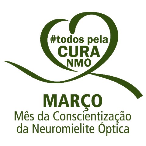 amigosmultiplos giphyupload nmo março verde neuromielite Sticker