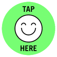 Tap Here Crochet Sticker by WoolAndTheGang