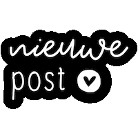 Nieuwepost Sticker by Zoedt.NL