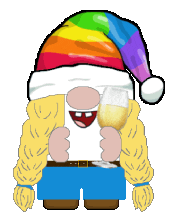 Christmas Gnome Sticker