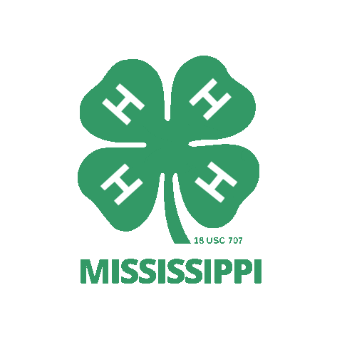 4-H Sticker by Mississippi State University Extension