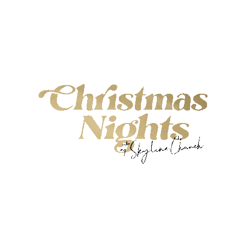 Christmas Nights Sticker by Skyline Church