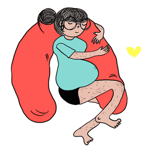 archtoon love goodnight pregnancy sleepwell Sticker