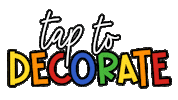 Taptoclean Decorate Sticker by mswonderlymakesmusic