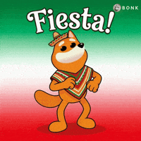 Poncho Red White Green GIF by BONK