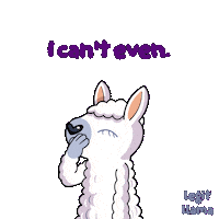 Sheep I Cant Even Sticker by VeeFriends