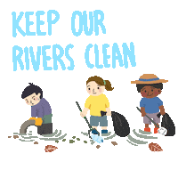 Clean Up Sticker by Anak Rimba Books