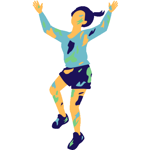 Festival Of Colours Dance Sticker by Digital Pratik